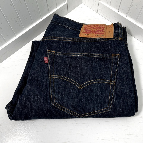 Levi 501 - Dark wash - button fly - W36L30 - Picture 10 of 10